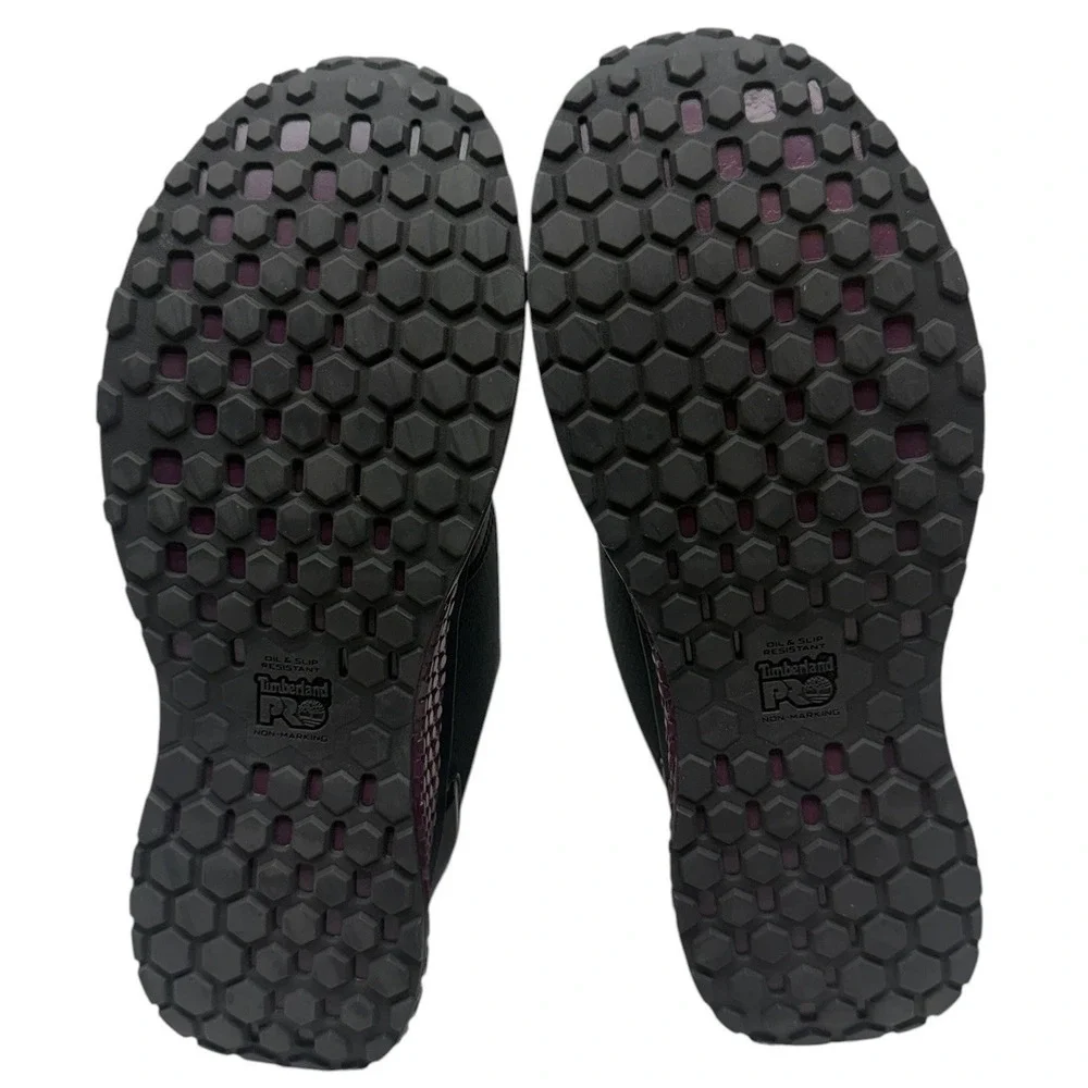 Timberland PRO Reaxion Women's‎ 8.5 Composite Toe Work Shoes Black Purple New